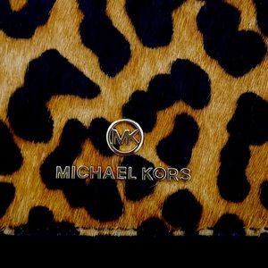Michael kors • Leopard-print calf hair/faux leather